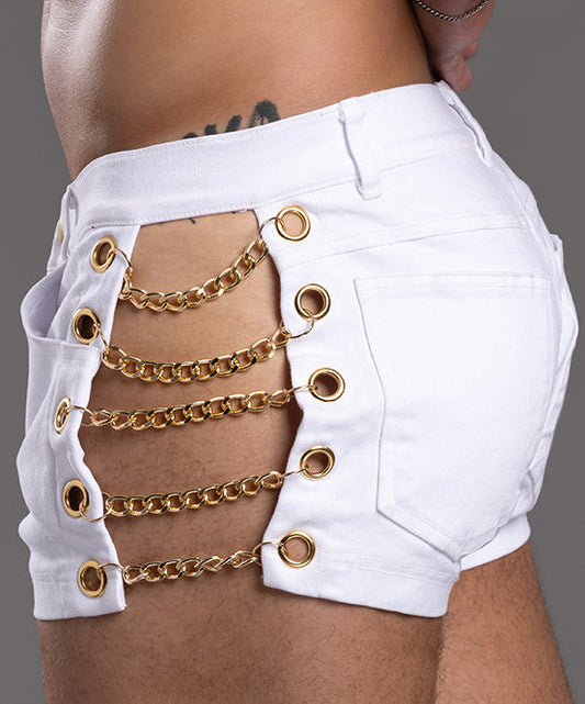 Andrew Christian F.A.G. Capsule Chain Shorts (2" Inseam)