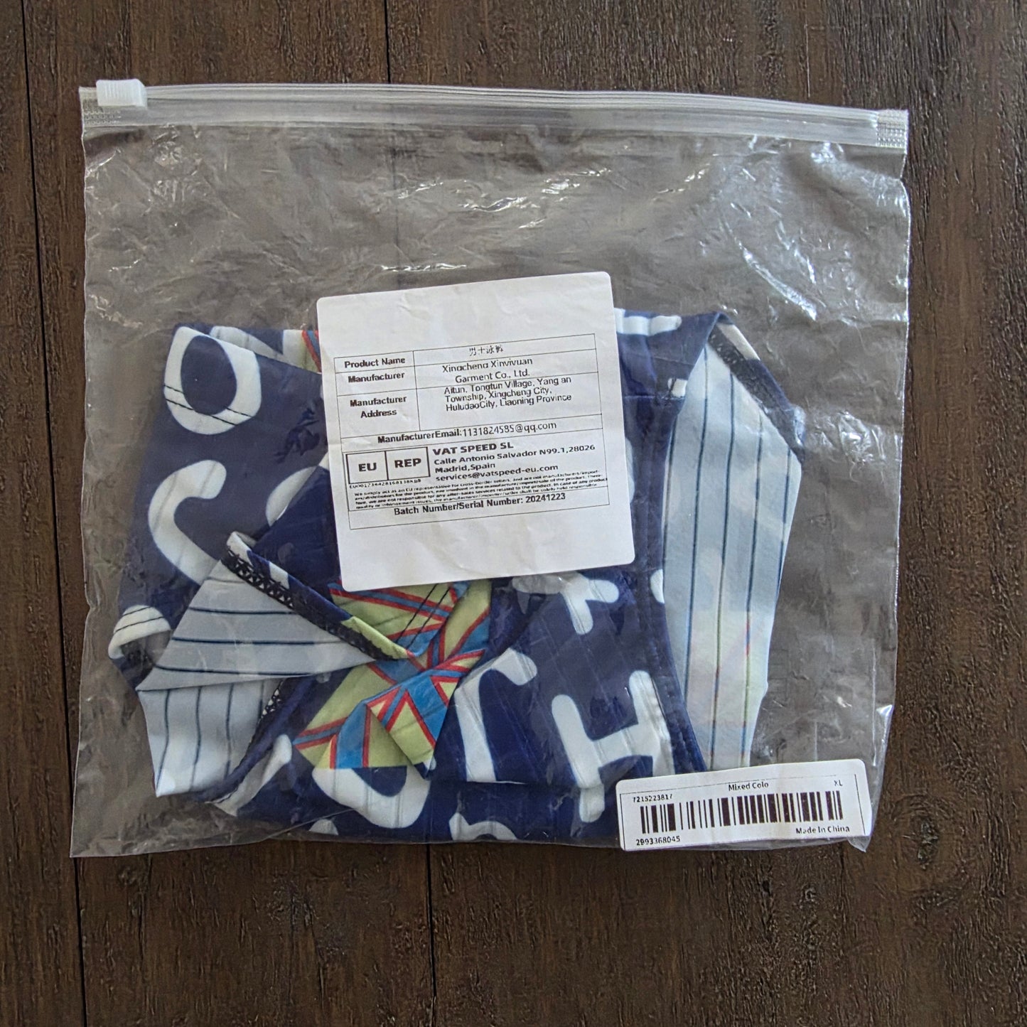 Men's Swim Bikini Briefs Cute Letters and Yellow Union Jack Blue XL