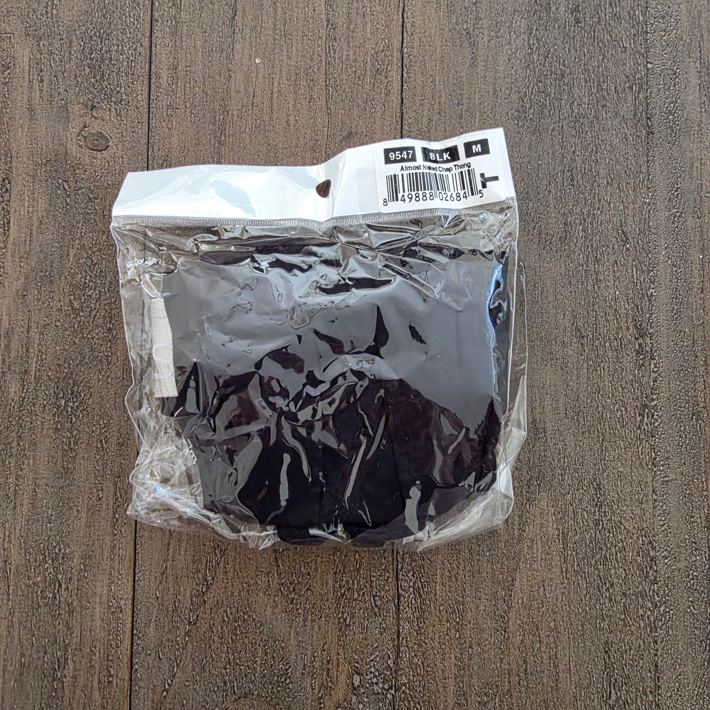 Andrew Christian 9547 Almost Naked Chap Thong Black Medium