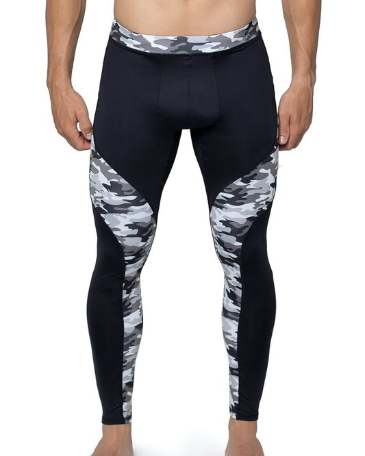 Matador Meggings Reverse Gray Camo Athletic Stretch Leggings