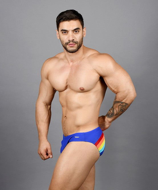 Andrew Christian 2019 7740 Pride Rainbow Bikini (w/ Rainbow Charm) Medium