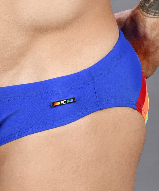 Andrew Christian 2019 7740 Pride Rainbow Bikini (w/ Rainbow Charm) Medium