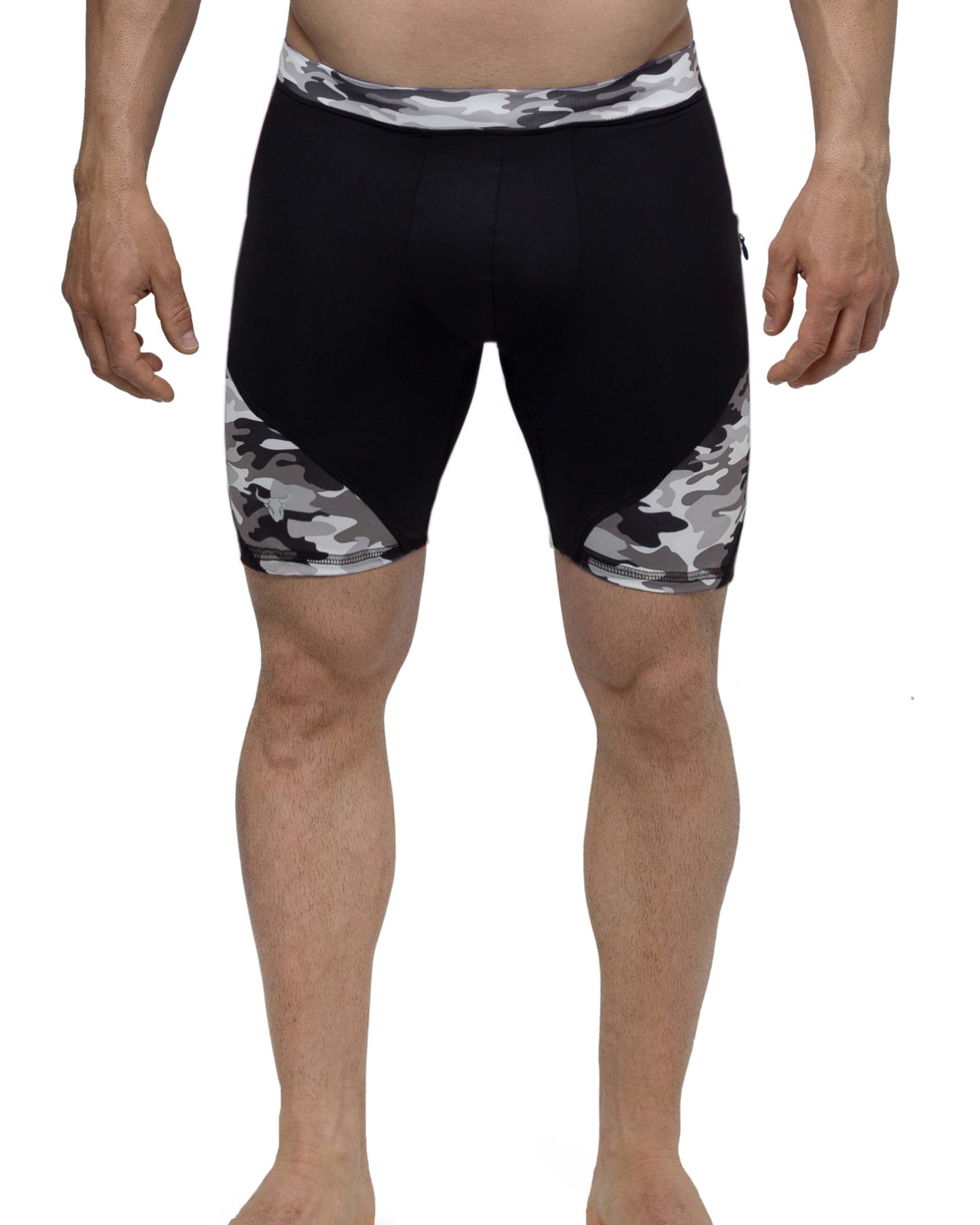Matador Meggings Reverse Gray Camo Shorts Athletic Stretch