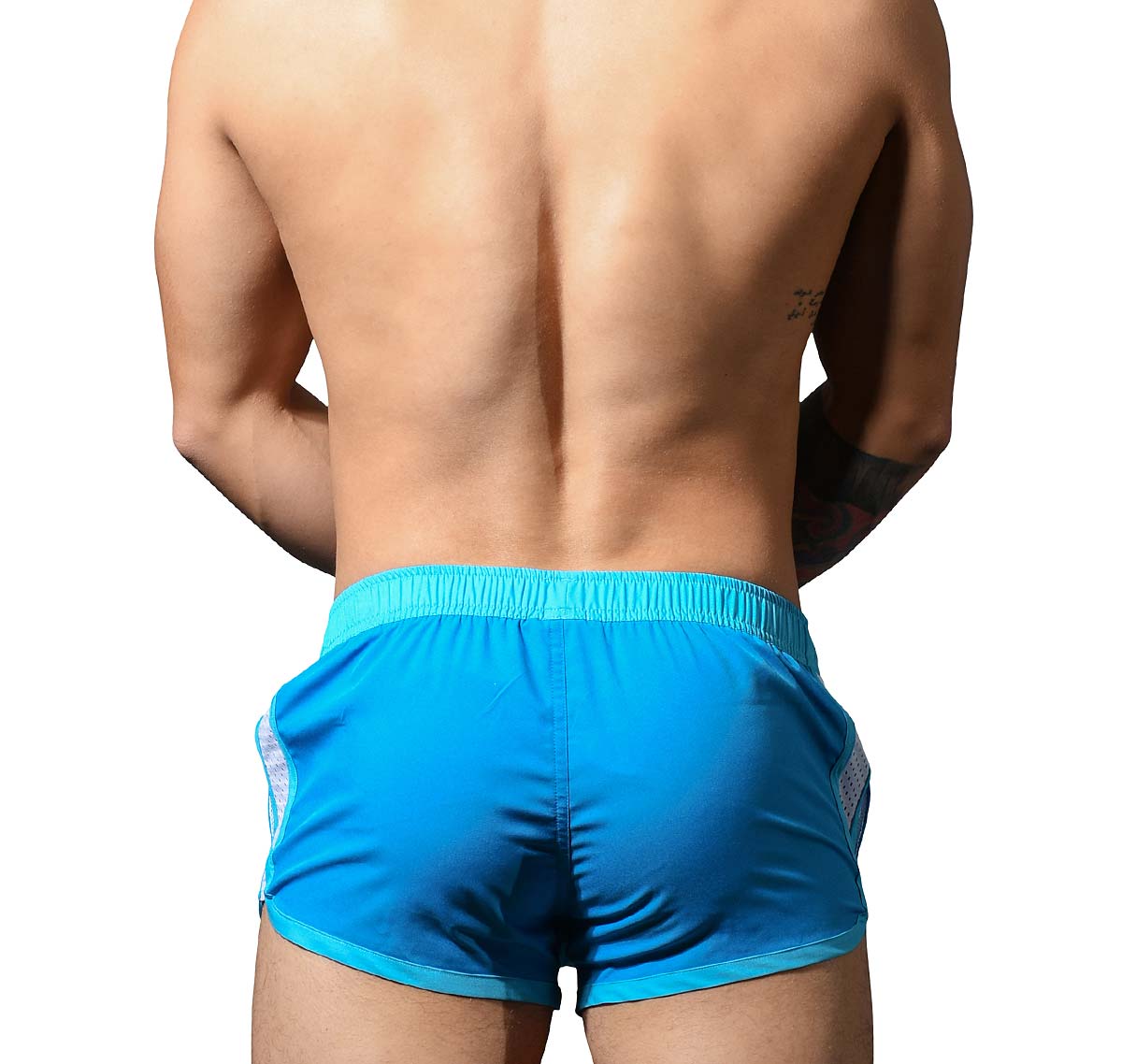Andrew Christian 70158 Sports Swim Shorts Blue Medium