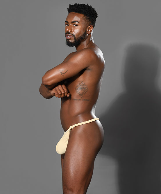 Andrew Christian Braided Swim Thong w/ ALMOST NAKED®