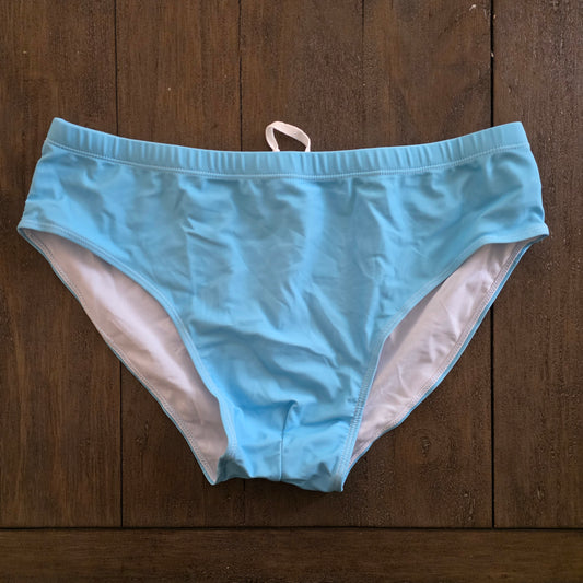 Men's Swim Bikini Briefs Cute Light Blue XL