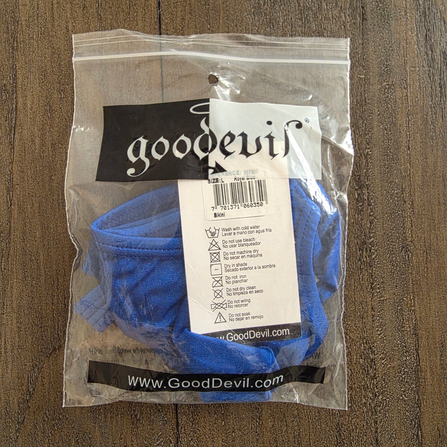 Good Devil GD7007 Zoom Carnival Bikini Blue Large