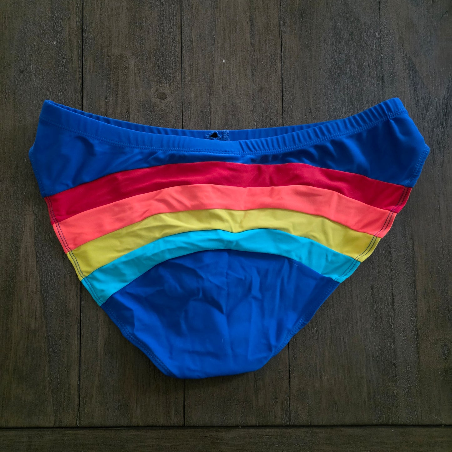 Andrew Christian 2019 7740 Pride Rainbow Bikini (w/ Rainbow Charm) Medium