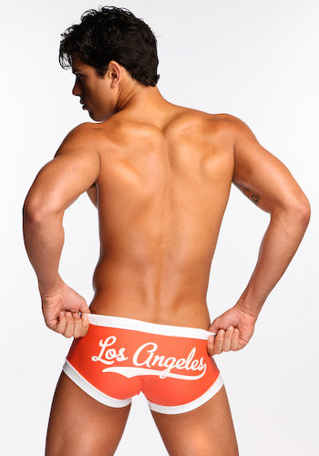 N2N Bodywear 2009 Vintage VC1 L.A. Vintage Swim Brief Trunks Blue Medium