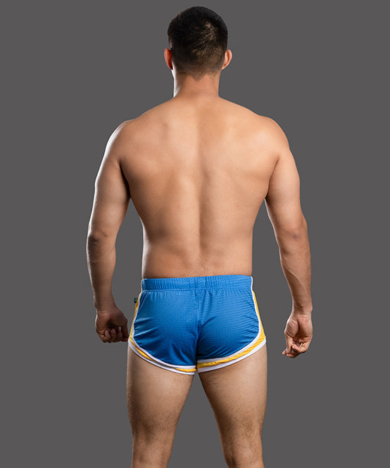 Andrew Christian Sports Mesh Jogger Shorts (3" Inseam)