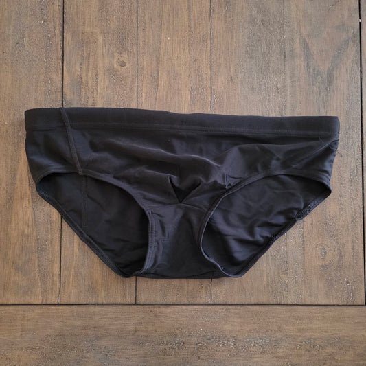 C-in2 Solid Black Swim Brief Large