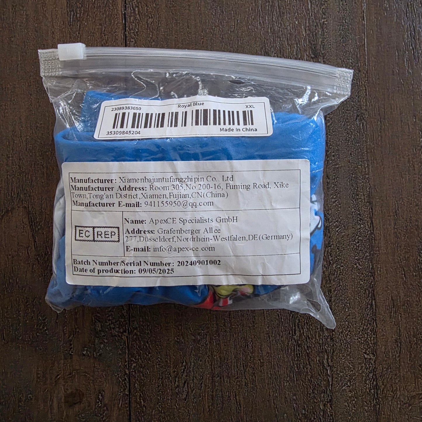 Men's Swim Bikini Briefs Sanrio Hello Kitty Print Blue XXL