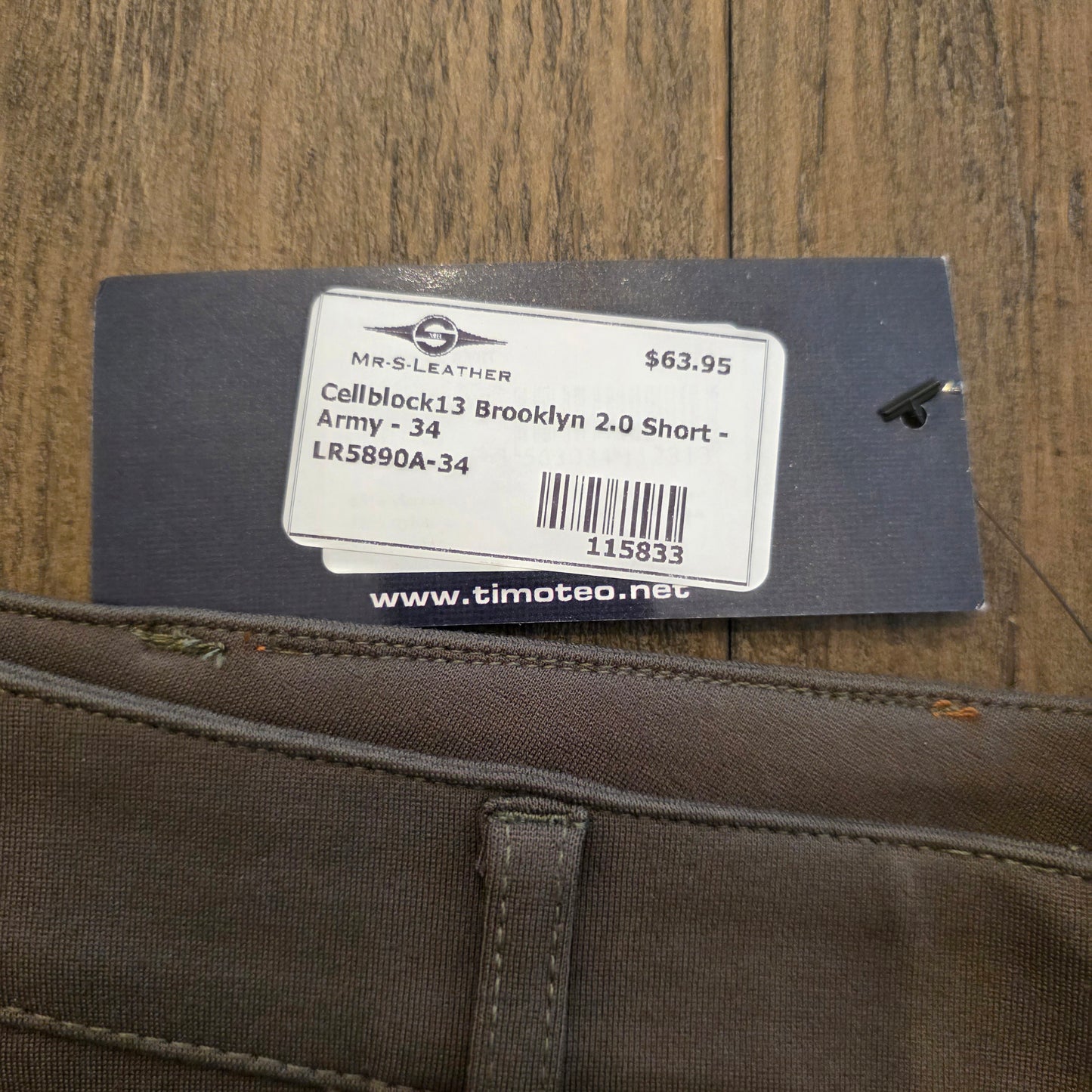 Timoteo Cellblock 13 Brooklyn 2.0 Stretch Shorts