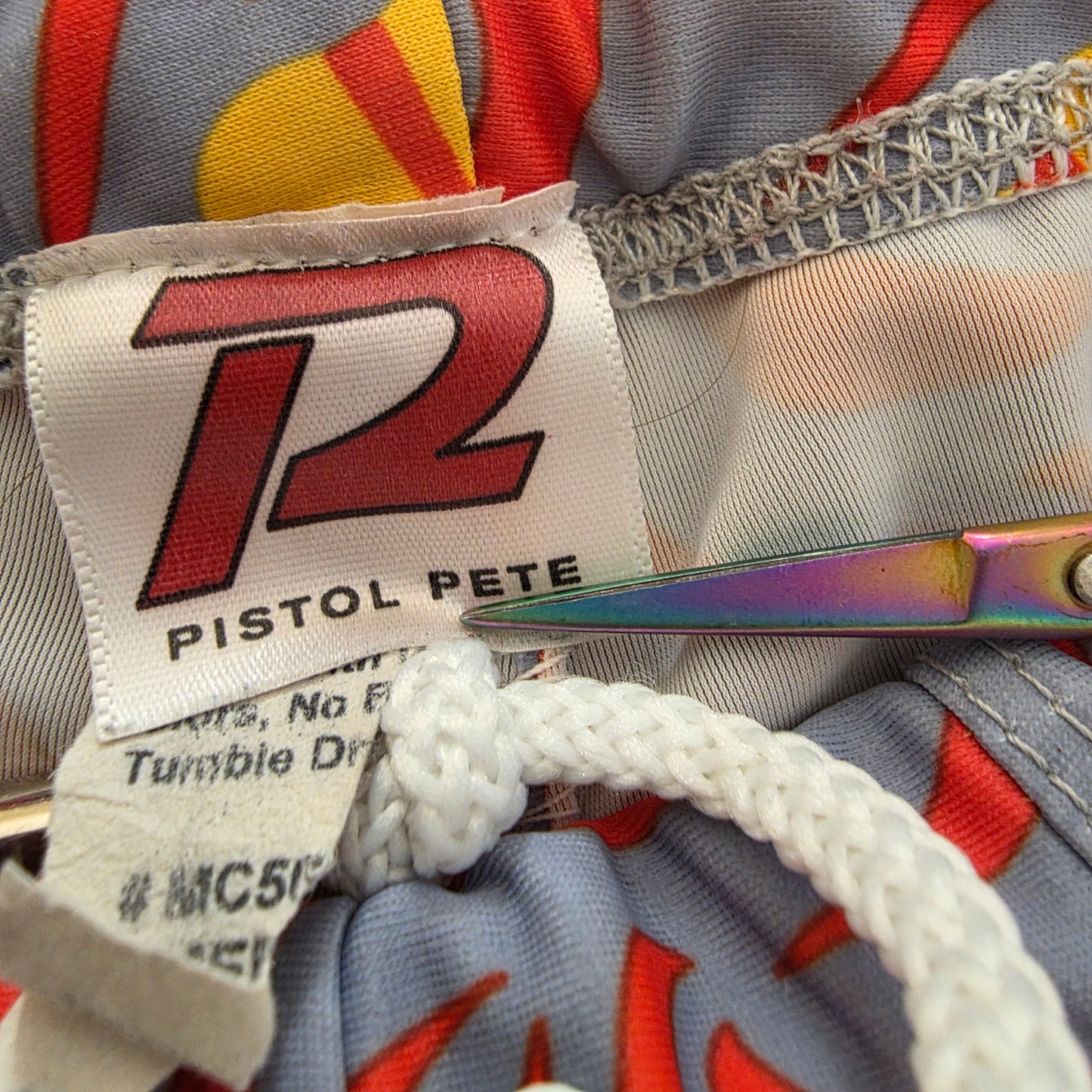 Pistol Pete Vintage Retro Swim Brief Trunks with Pouch Medium