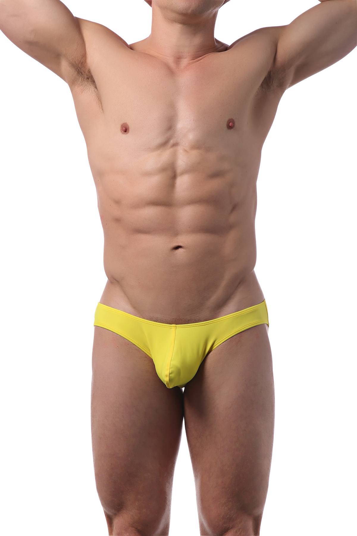 CheapUndies Swim Bikini Brief Yellow Medium