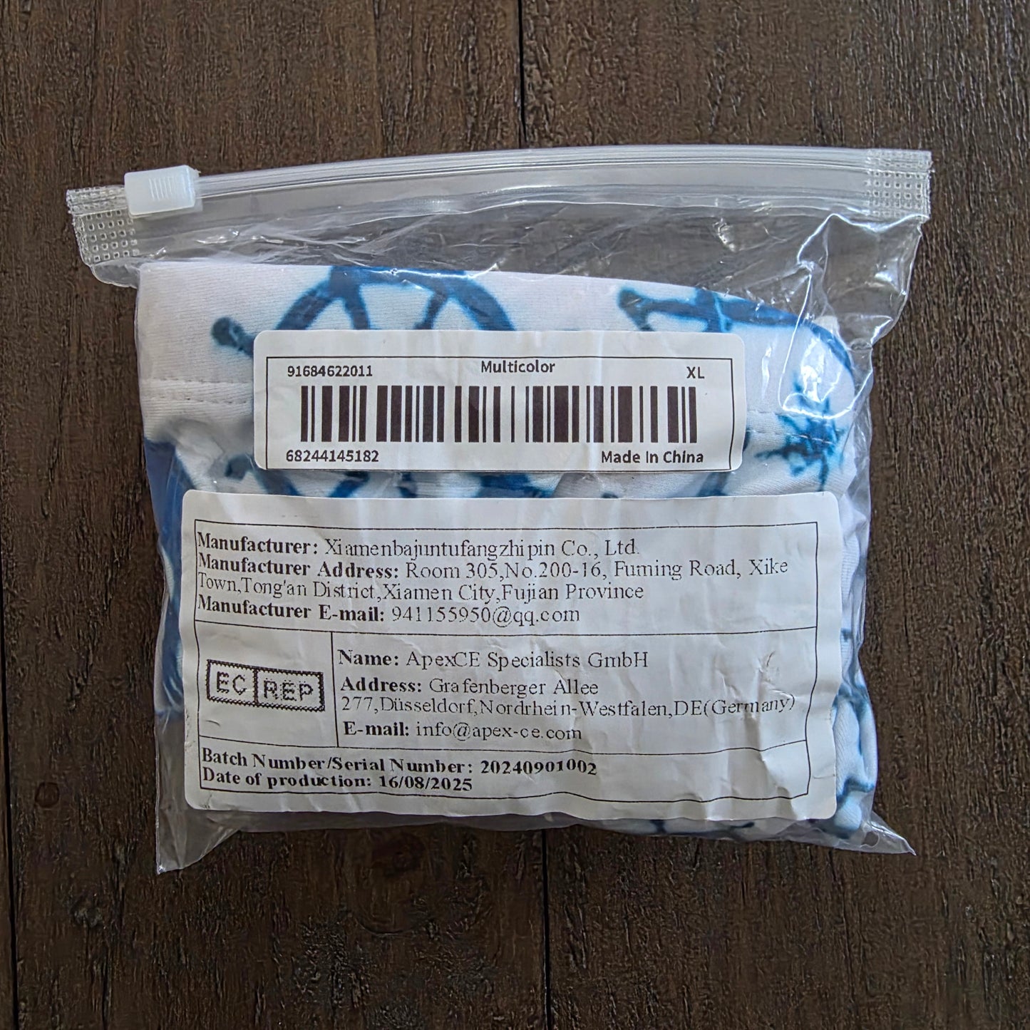 Men's Swim Bikini Briefs Cute Nautical Pirates Print White XL