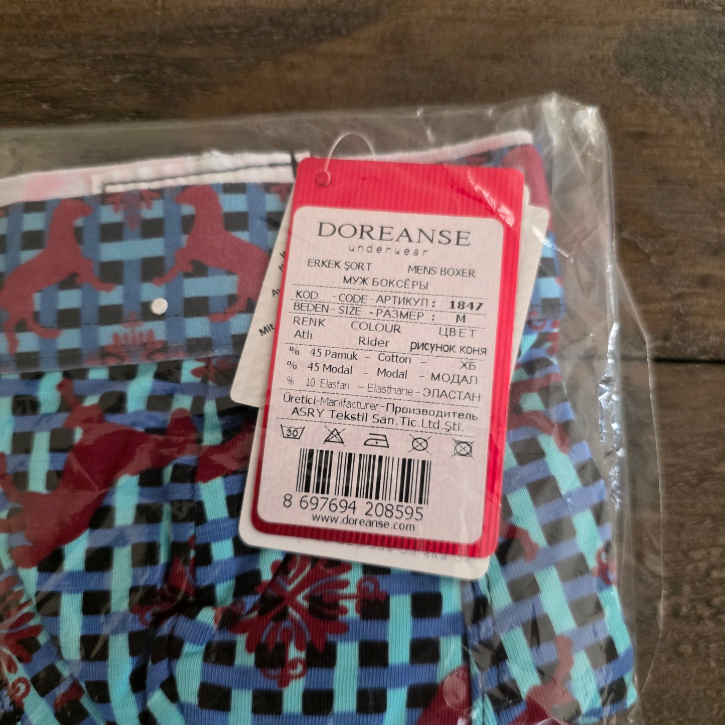 Doreanse Rider Mens Boxer 1847