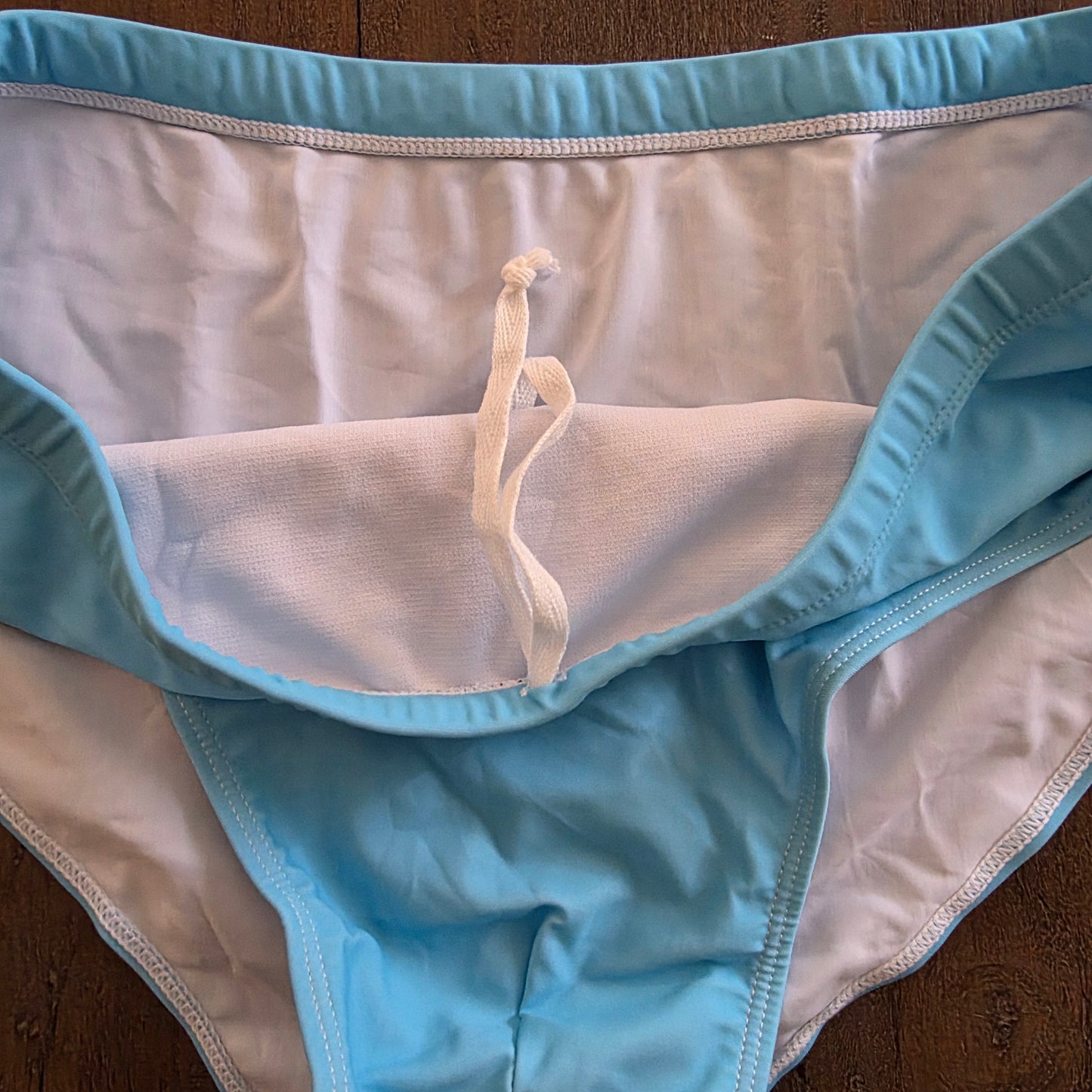 Men's Swim Bikini Briefs Cute Light Blue XL