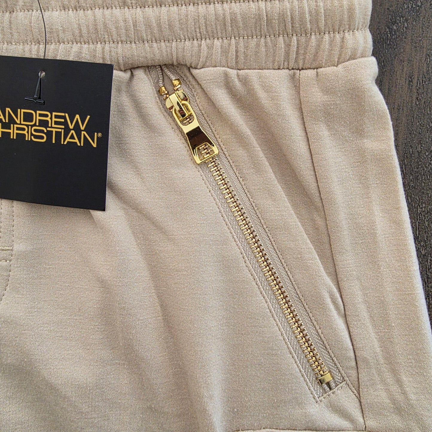 Andrew Christian 6762 Maverick Cargo Shorts Beige Medium