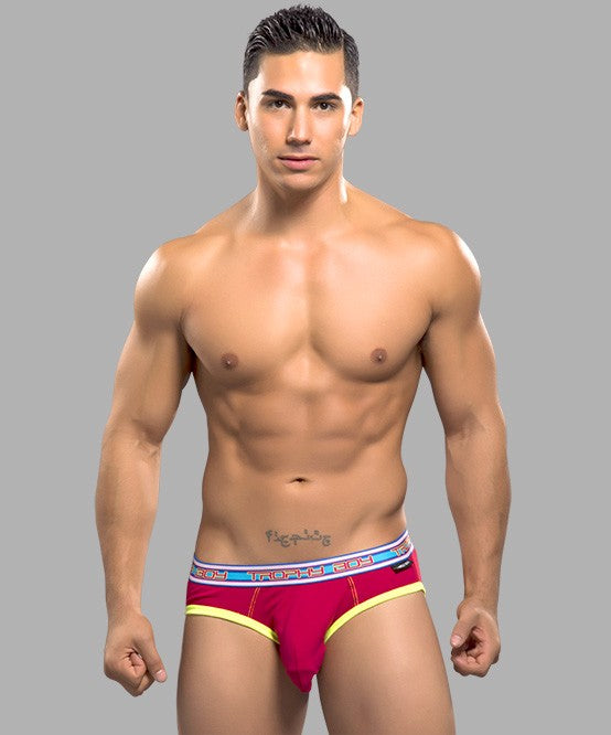 Andrew Christian 2015 Vintage 9792 Trophy Boy Display Brief Red Medium