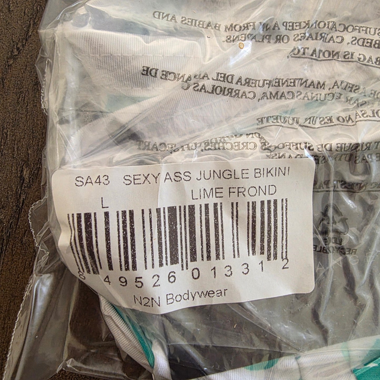 N2N Bodywear SA43 Sexy Ass Jungle Bikini