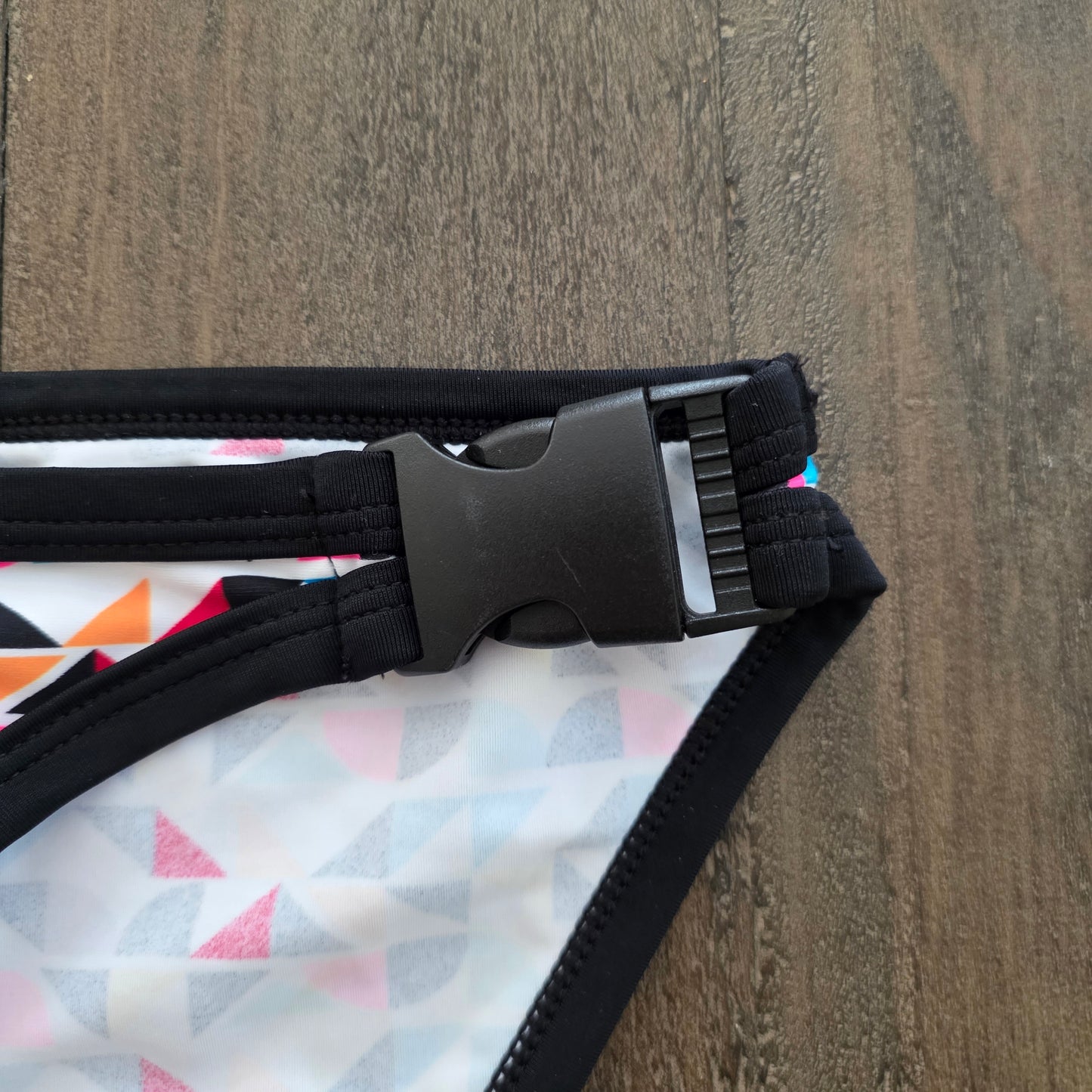 Andrew Christian 2019 7744 Rainbow Geometric Party Micro Bikini Small