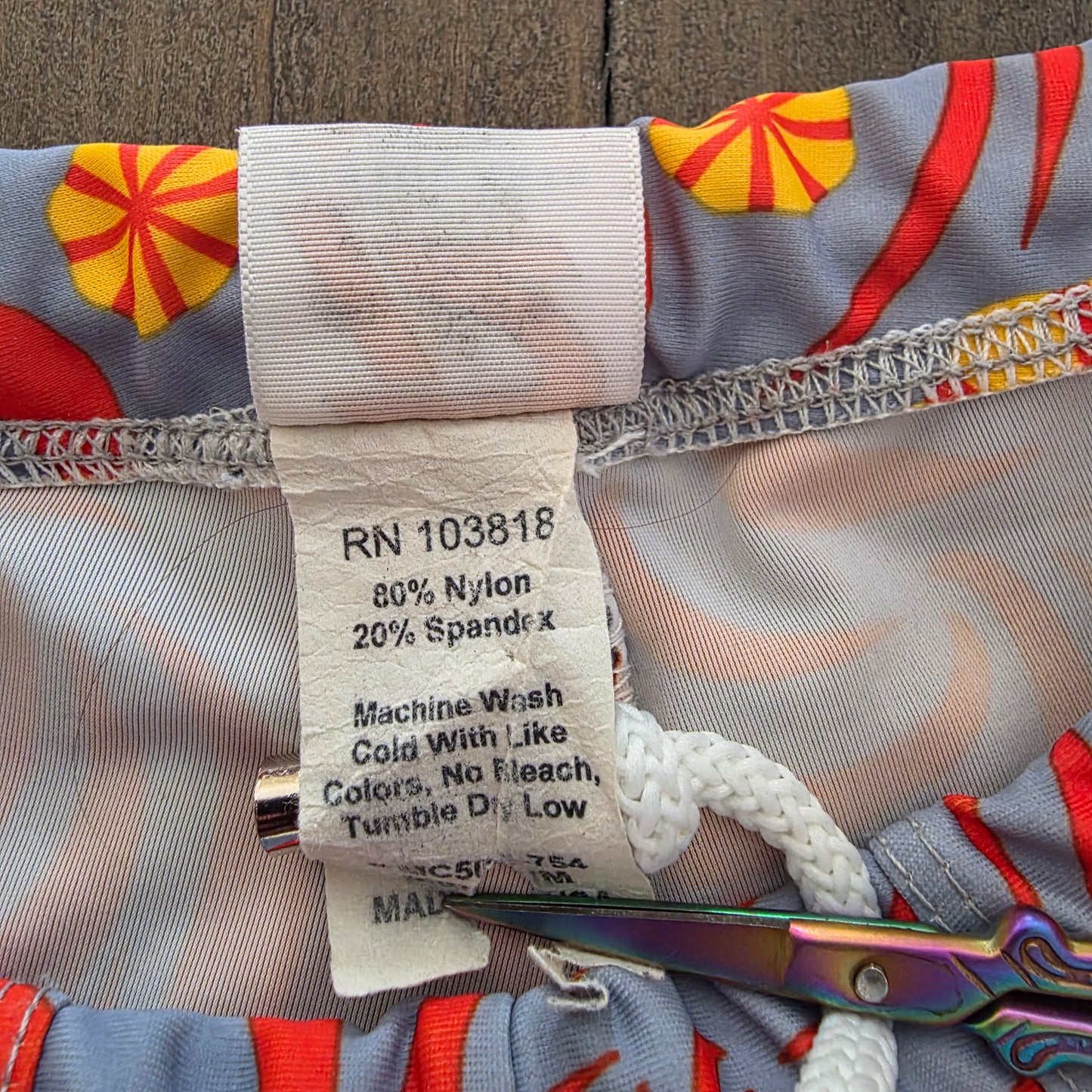 Pistol Pete Vintage Retro Swim Brief Trunks with Pouch Medium