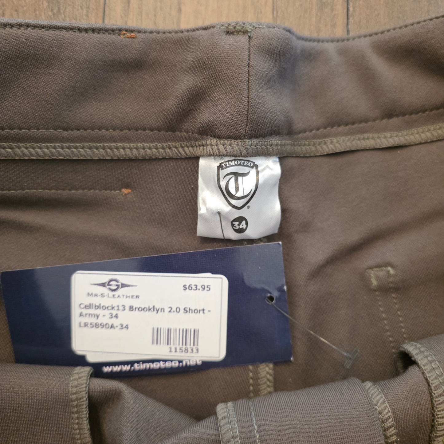 Timoteo Cellblock 13 Brooklyn 2.0 Stretch Shorts