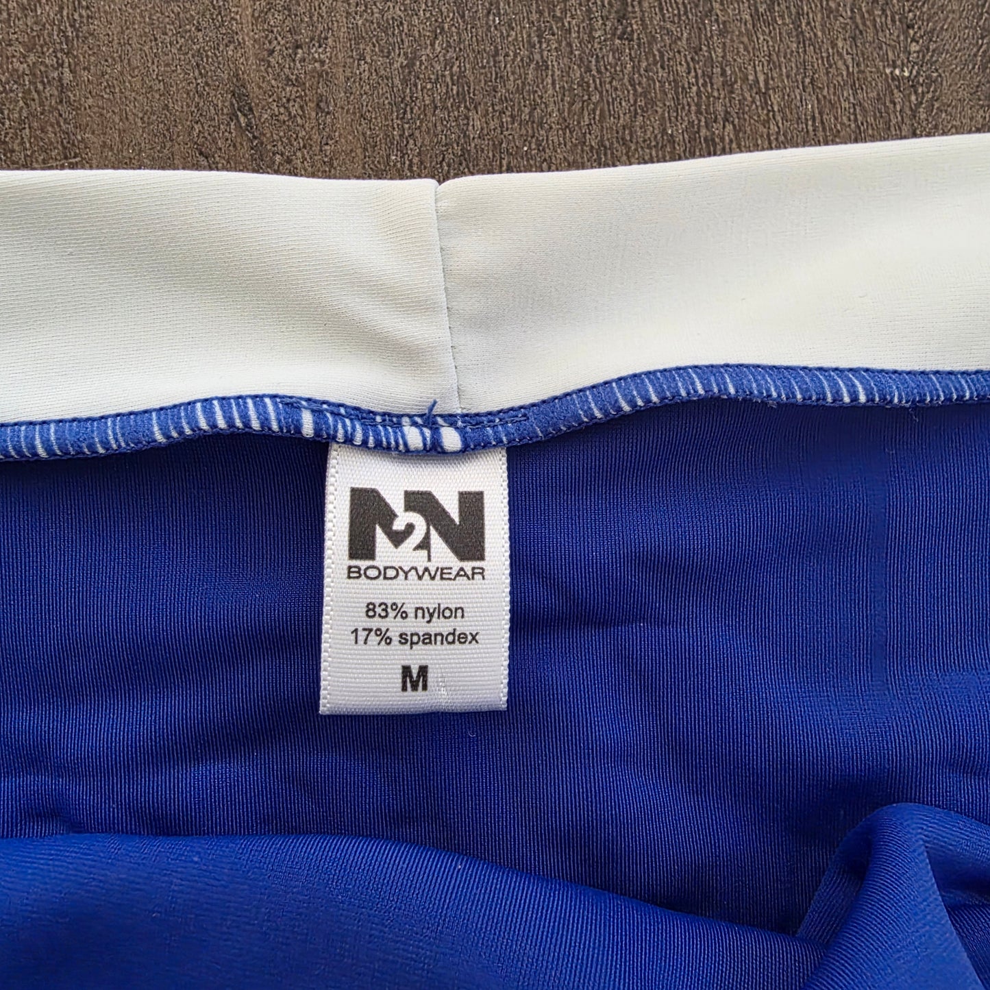 N2N Bodywear 2009 Vintage VC1 L.A. Vintage Swim Brief Trunks Blue Medium