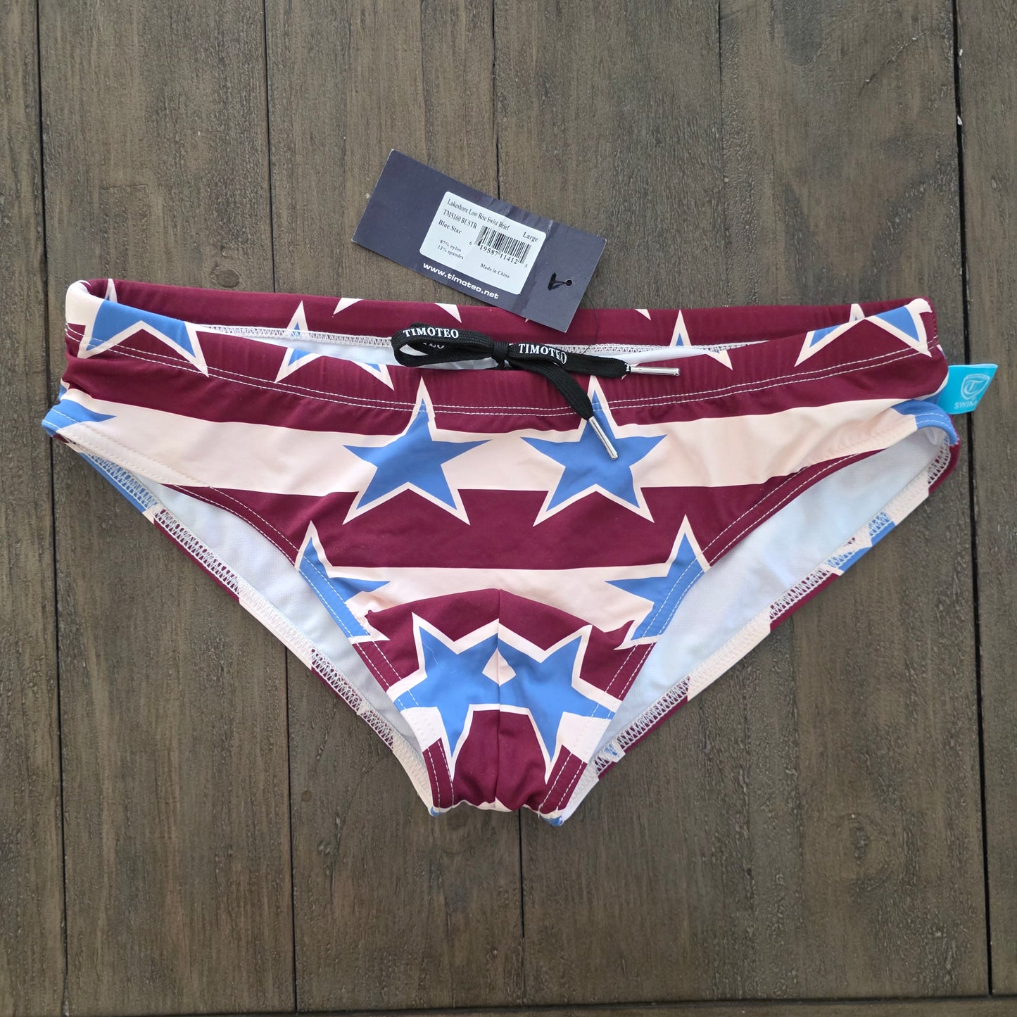 Timoteo Lakeshore Low Rise Swim Brief Large