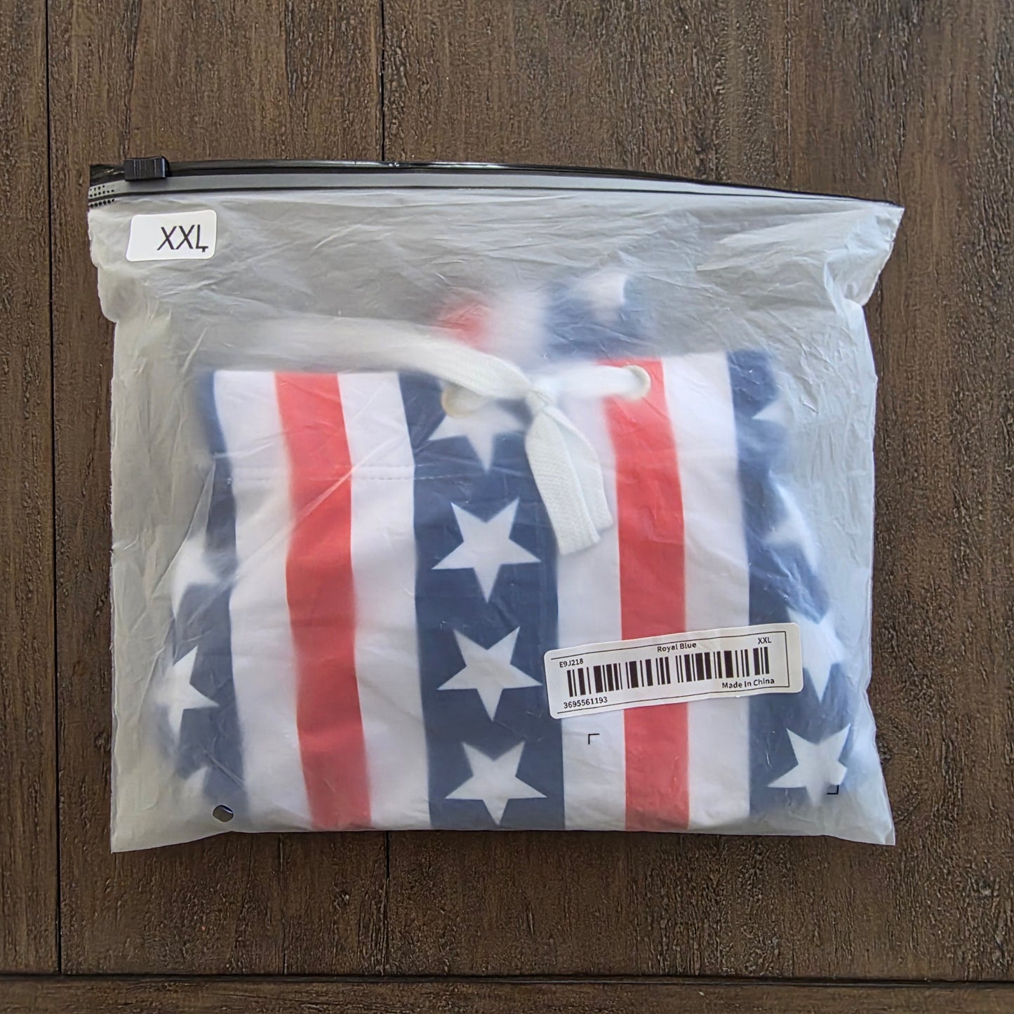 Men's Swim Bikini Briefs Patriotic Stars and Stripes Print Multicolor XXL