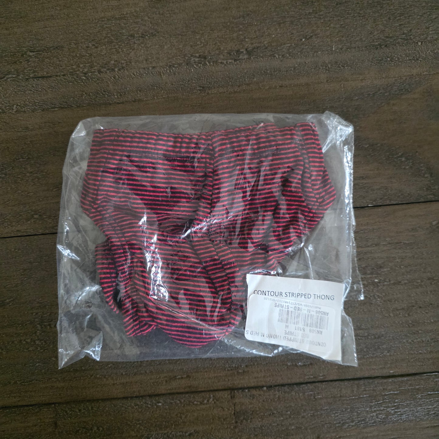 Undergear Contour Stripped Thong AN508