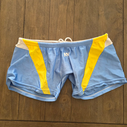 N2N Bodywear Vintage Biker Swim Shorts Exotic Attire Large