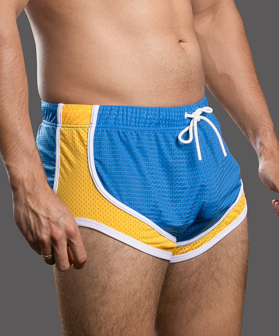 Andrew Christian Sports Mesh Jogger Shorts (3" Inseam)