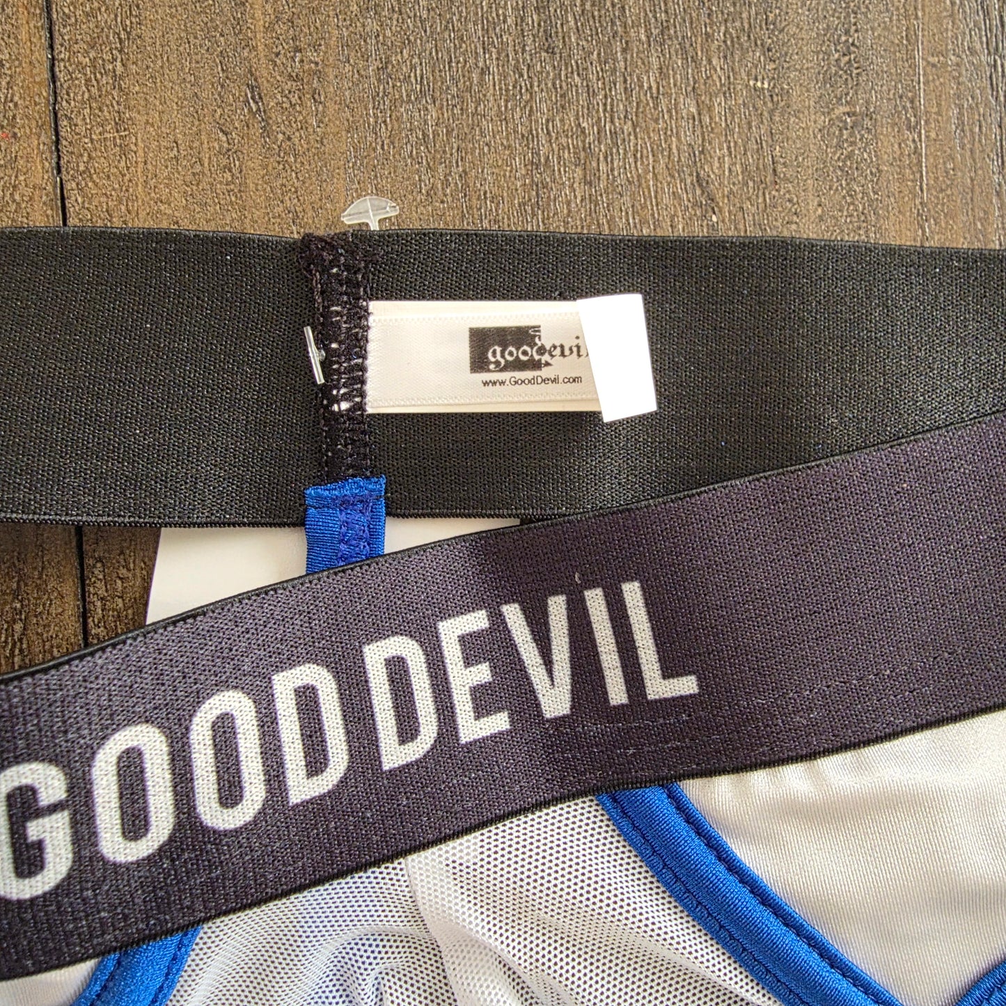 Good Devil GDK035 All Out Mesh G-String Thong White Medium