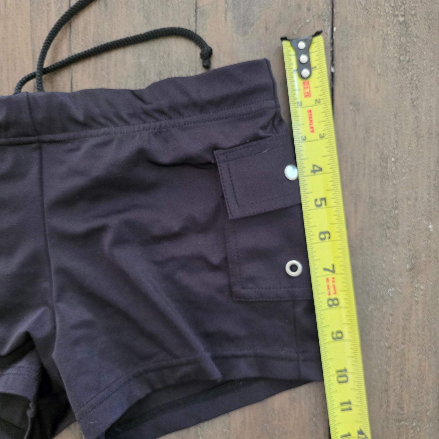 Andrew Christian 2001 Vintage 7005 Cargo Trunk Swim Brief Trunks Black Large