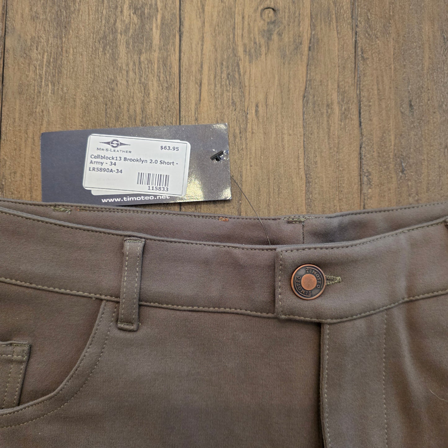 Timoteo Cellblock 13 Brooklyn 2.0 Stretch Shorts