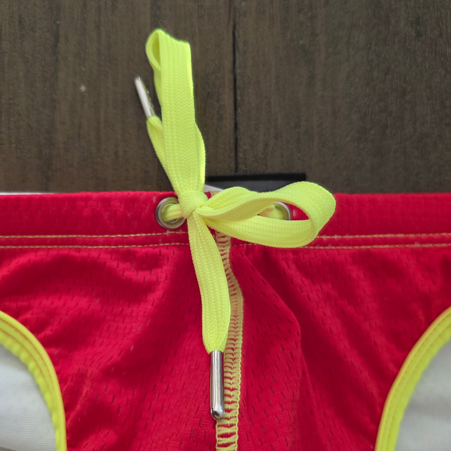 Andrew Christian Vintage 2013 - 7315 Mesh Swim Bikini Brief Red Large