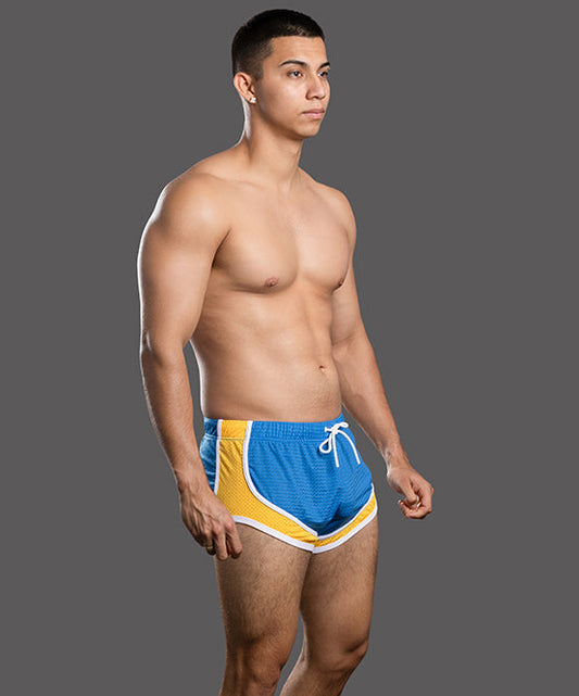 Andrew Christian Sports Mesh Jogger Shorts (3" Inseam)