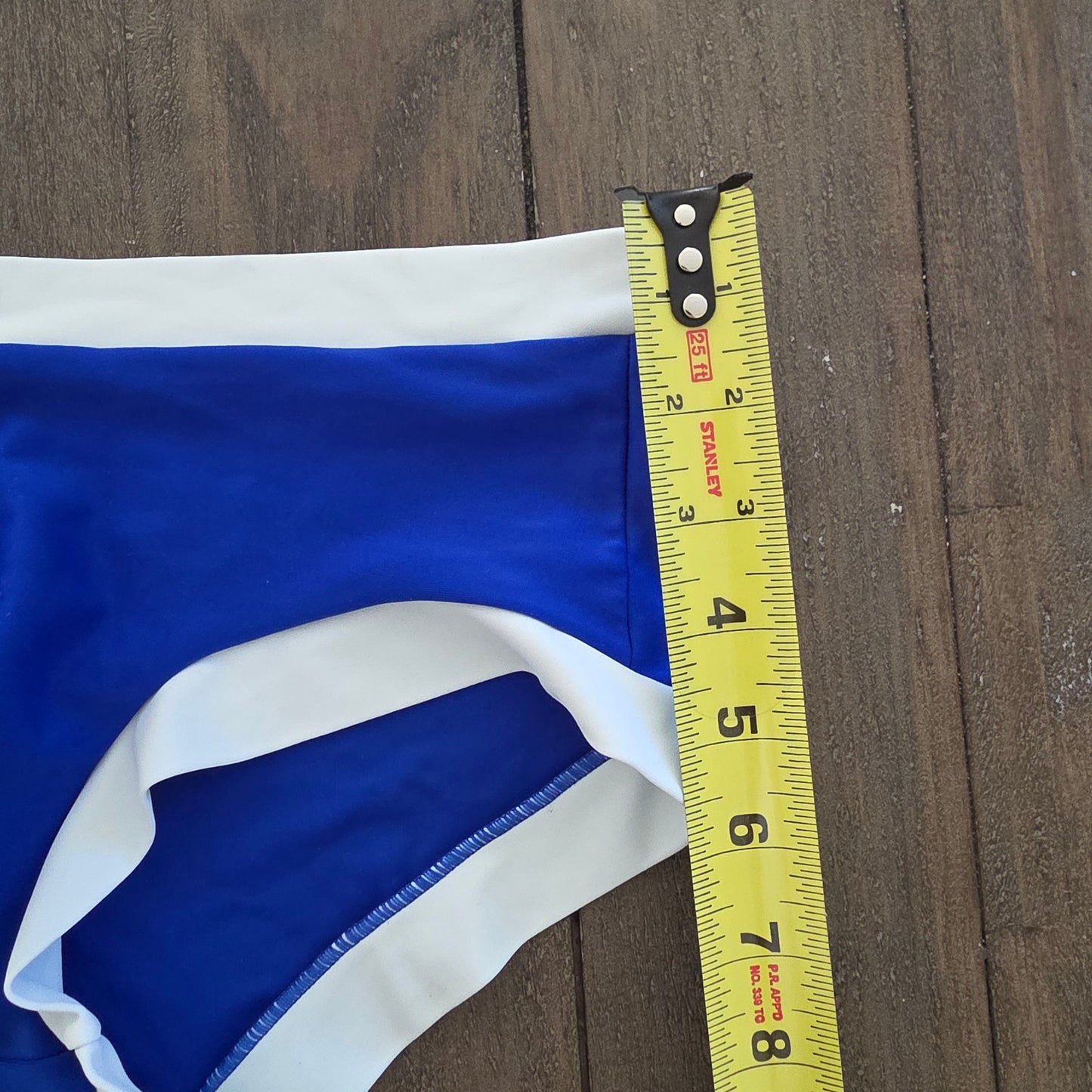 N2N Bodywear 2009 Vintage VC1 L.A. Vintage Swim Brief Trunks Blue Medium
