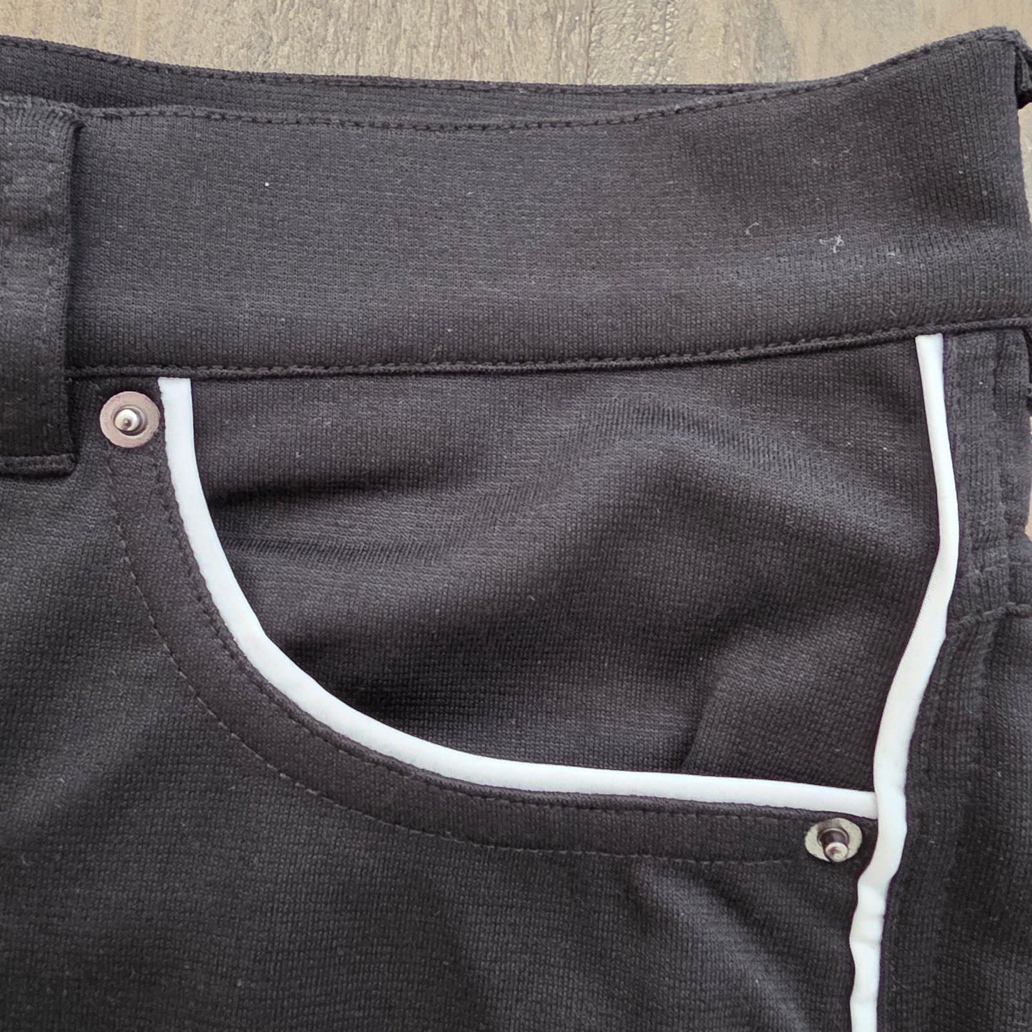 Andrew Christian 6868 Soho Skinny Stretch Jean Shorts 30" Black