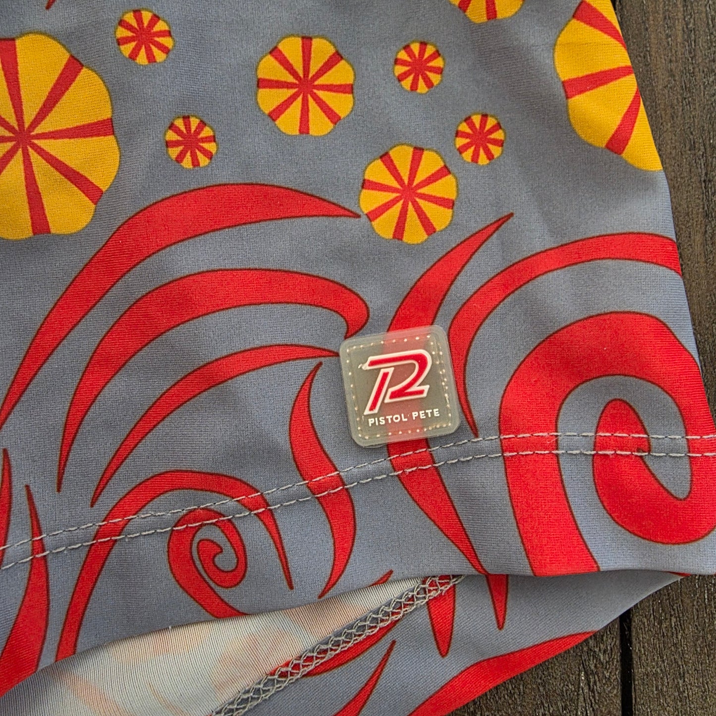 Pistol Pete Vintage Retro Swim Brief Trunks with Pouch Medium