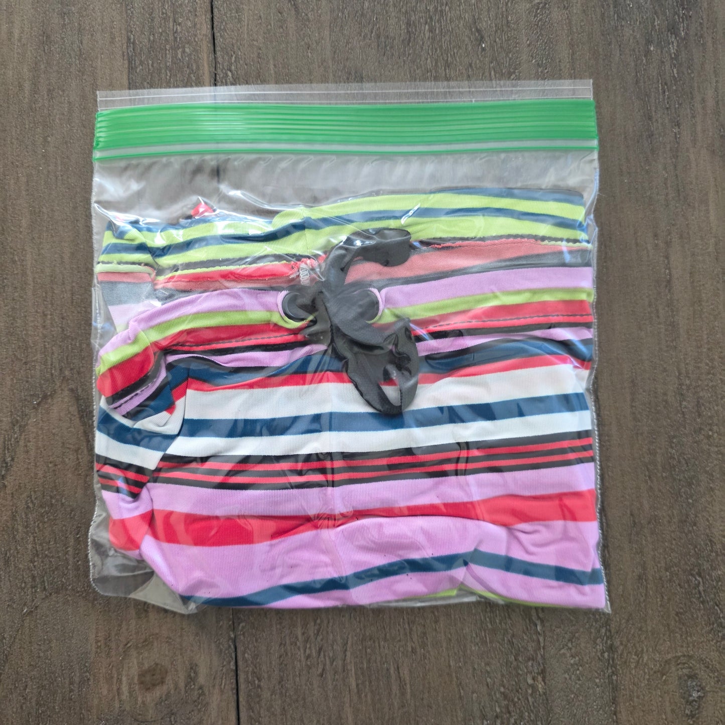 N2N Bodywear Vintage Swim Trunks Pinl Stripes XL