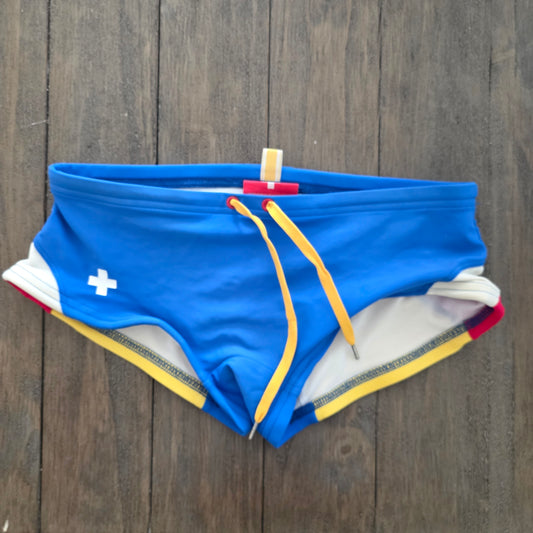 Andrew Christian 2011 Vintage 7120 Swim Bikini Brief Blue Small