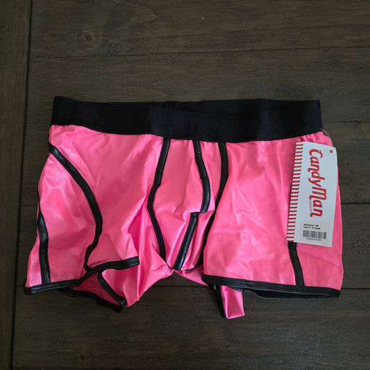 CandyMan Faux Leather Boxer Brief