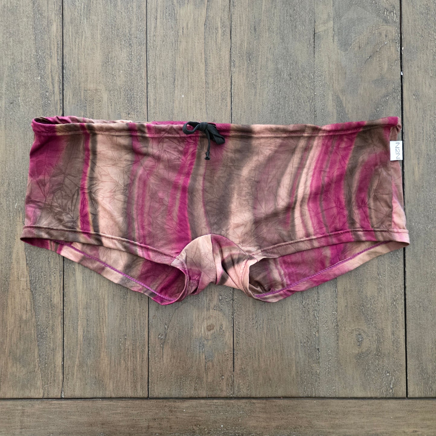 N2N Bodywear 2009 Vintage Catalina Trunk Swimsuit Burgundy Red Medium