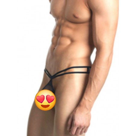 Body Aware Teardrop Mesh Brief Mens Orange Medium