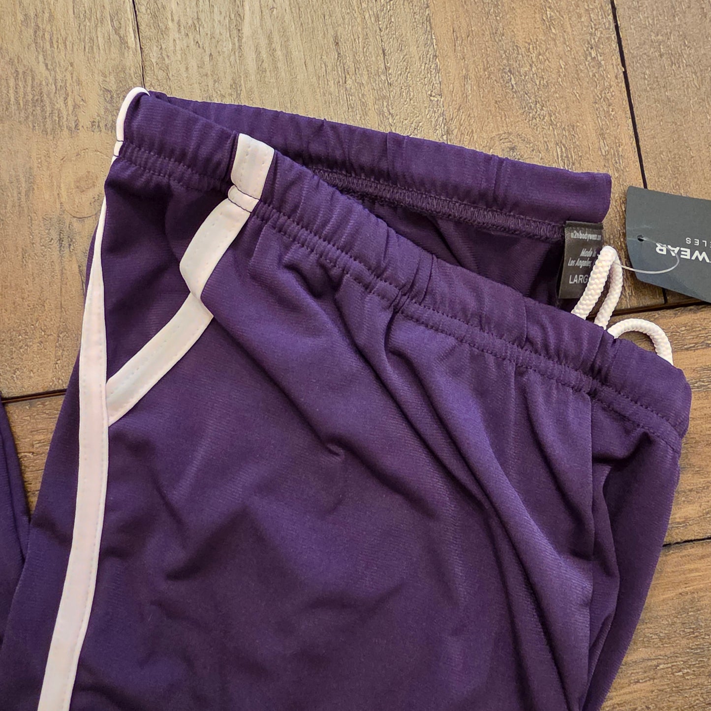 N2N Bodywear RC25I Gym Sweat Pants Purple Large