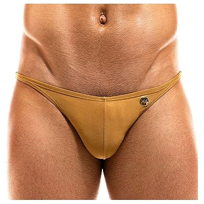 Modus Vivendi Bodybuilder Low Cut Swim Brief Gold Large