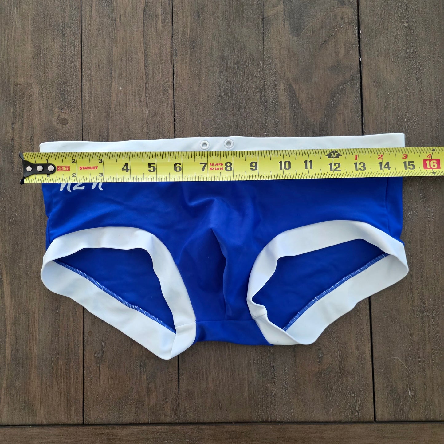 N2N Bodywear 2009 Vintage VC1 L.A. Vintage Swim Brief Trunks Blue Medium